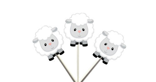 SHEEP GARLAND, Sheep Banner, Sheep Baby Shower, Sheep Party Decorations - Image 2