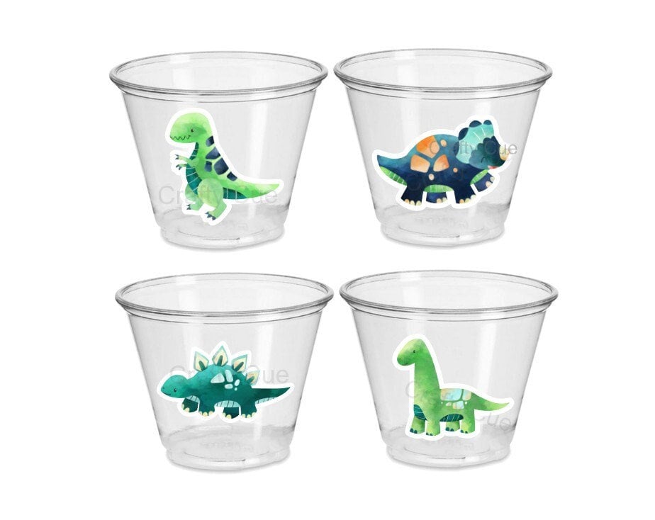 DINOSAUR PARTY CUPS - Dinosaur Treat Cups Dinosaur Birthday Dinosaur Party Dinosaur Party Favors Dinosaur Decorations Dinosaur Favors 1st - Image 2