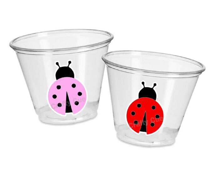 Ladybug Party Cups, Ladybug Birthday, Ladybug Party, Ladybug Treat Cups, Ladybug Party Cups, Ladybug Decorations, Ladybug Cups, Lady Bug - Image 2