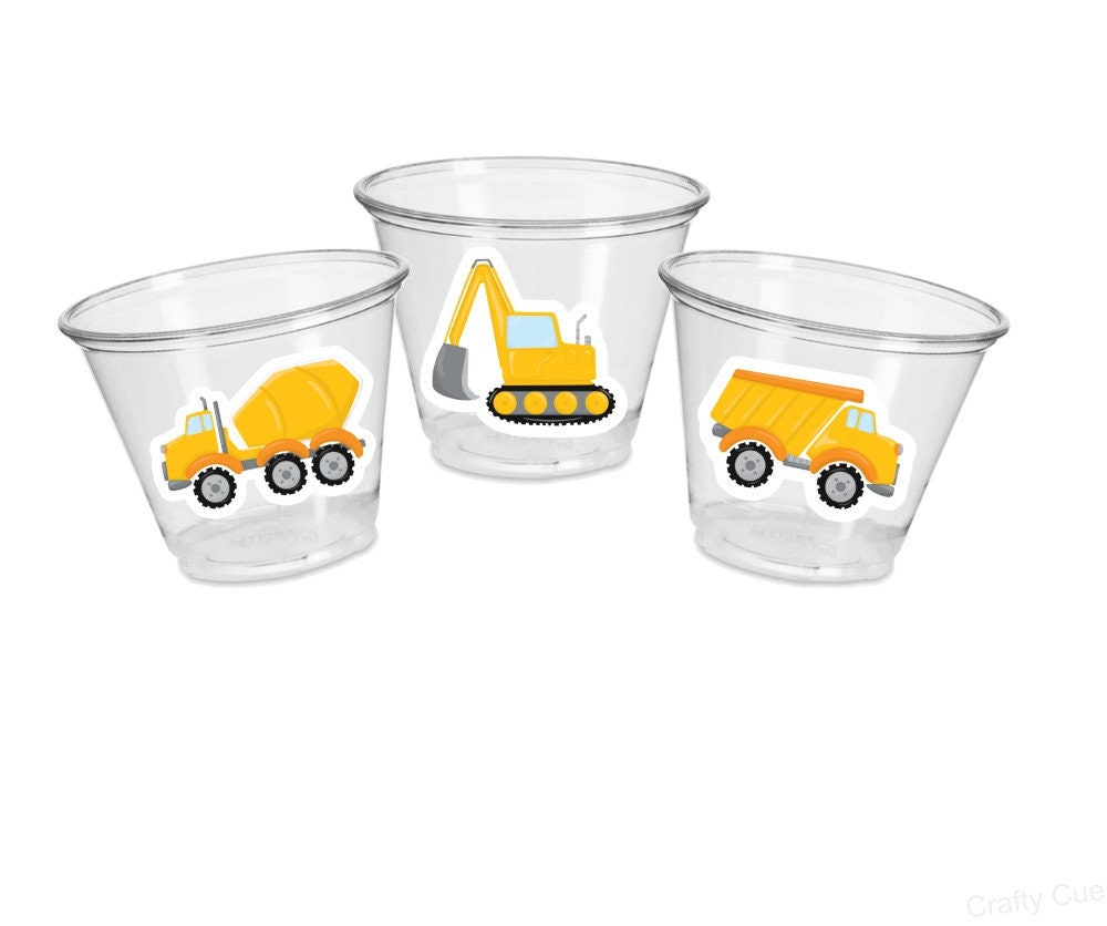 Construction Party Cupcake Toppers, Construction Party, Construction Birthday - Image 2