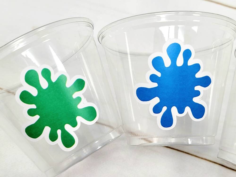 ART PARTY CUPS - Art Painting Party Treat Cups Paint Party Favors Art Party Cups Art Party Treat Cups Painting Party Favor Art Party Favor - Image 3