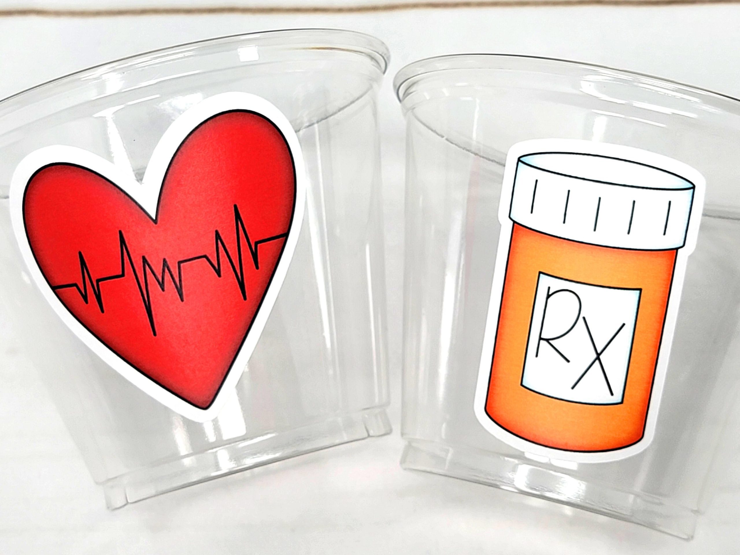 NURSING PARTY CUPS - Doctor Party Cups Nurse Party Cups Nursing Party Rn Party Decorations Medical School Party Nurse Graduation Party Meds - Image 6