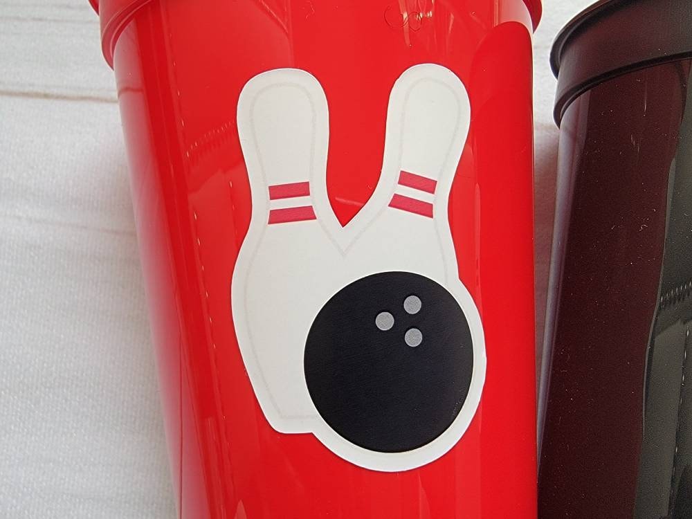 BOWLING PARTY CUPS - Bowling Birthday Cups Bowling Cups First Birthday Bowling Party Decorations Bowling Bowling Cups Bowling Party Favors - Image 2