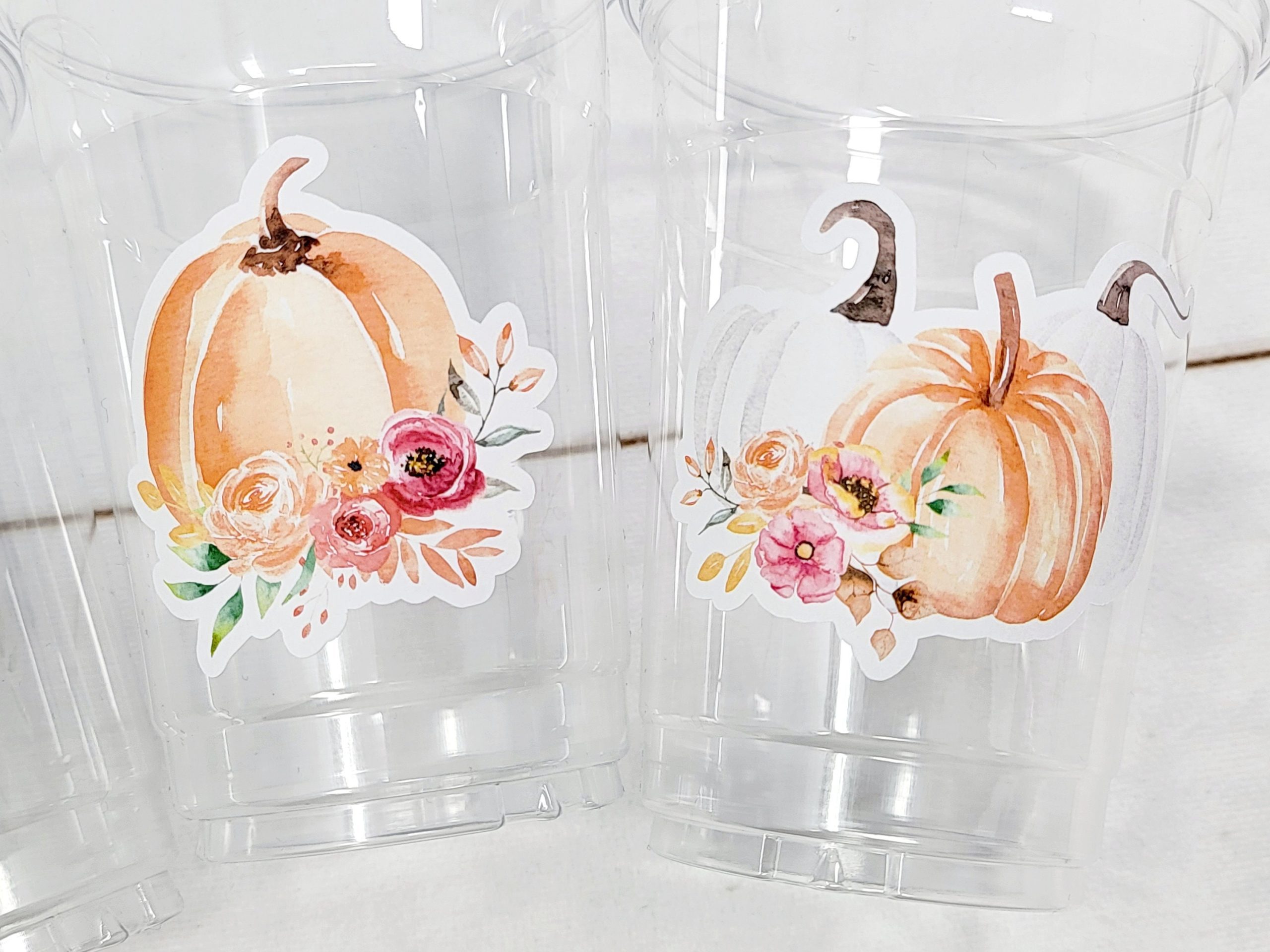 FALL PUMPKIN PARTY Cups - Fall Party Cups Little Pumpkin Cups Fall Baby Shower Cups Pumpkin Fall Party Decorations Party Cups Party Favors - Image 3