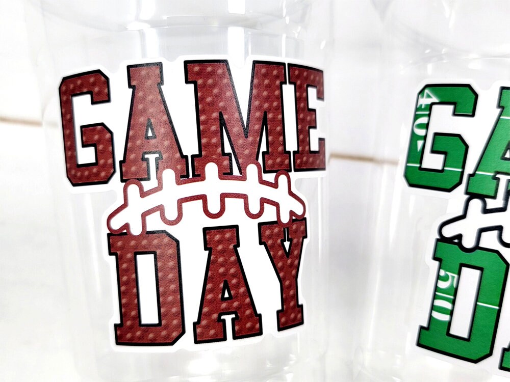 FOOTBALL PARTY CUPS - Football Cups Football Party Cups Football Birthday Cups Football Party Cups Sports Party Cups Football Party Favors - Image 2