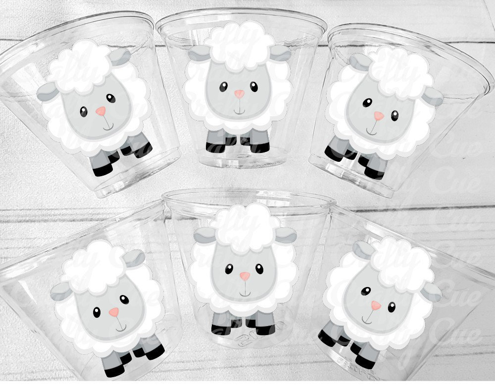 Sheep Party Cups, Sheep Treat Cups, Sheep Birthday, Sheep Party, Sheep Party Favors, Sheep Baby Shower - Image 4