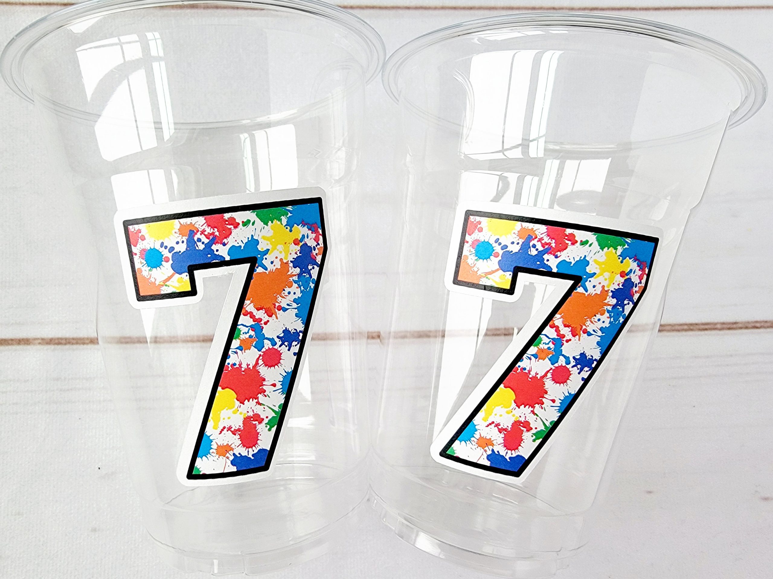 ART PARTY CUPS - Art Painting Party Treat Cups Paint Party Favors Art Party Cups Art Party Treat Cups Painting Party Favor Art Party Favor - Image 2