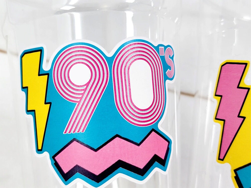 I Love the 90'S PARTY CUPS - 90's Birthday Cups 90's Party Cups 90's Decorations 90's Birthday Party 90's Birthday Party Decorations 90s - Image 3