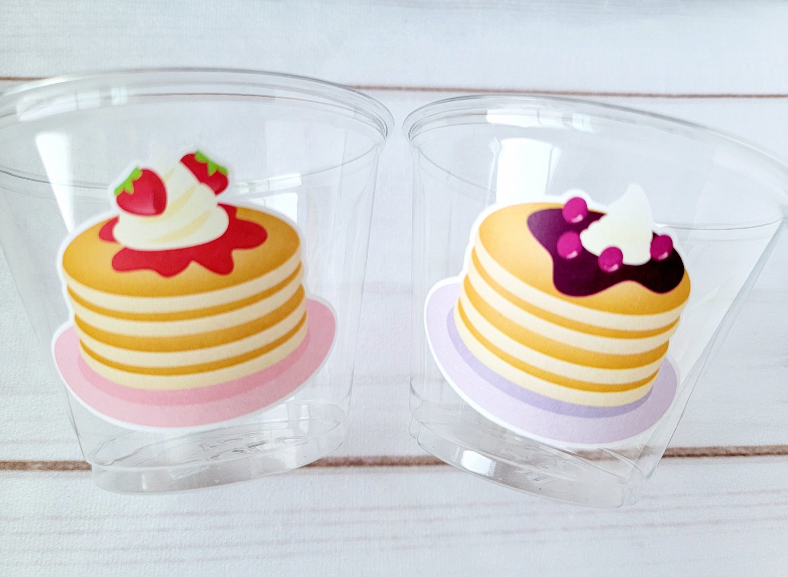 Pancake Party Cups, Pancake Treat Cups, Pancake Birthday, Pancake Party, Pancake Party Favors, Pancakes and Pajamas - Image 2