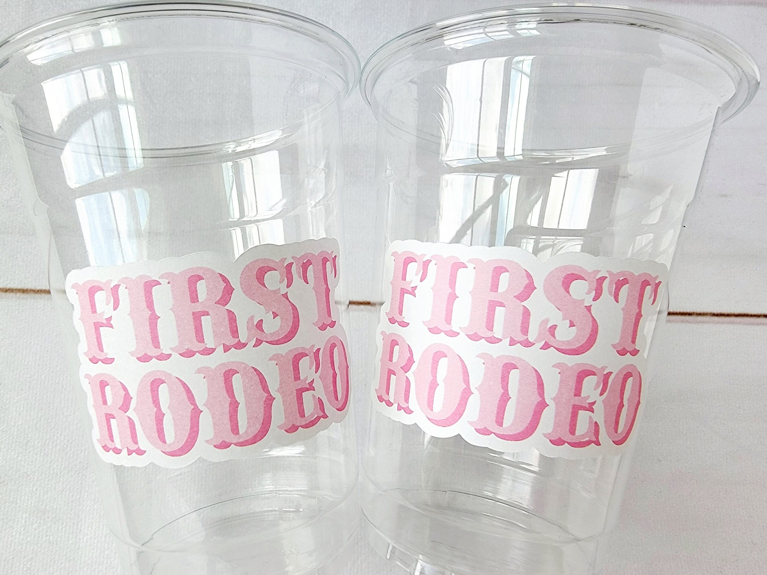 COWGIRL PARTY CUPS - First Rodeo Cups Cowgirl Cups Cowgirl Party Decorations Cowgirl Bachelorette Party Cowgirl Hat Birthday Rodeo Party - Image 2