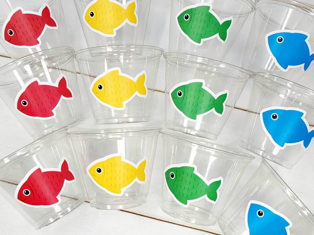 FISHING PARTY CUPS - Fishing Cups Fishing Party Decorations The Big One Fishing Birthday Decorations Fishing Baby Shower Decorations Fishing - Image 2