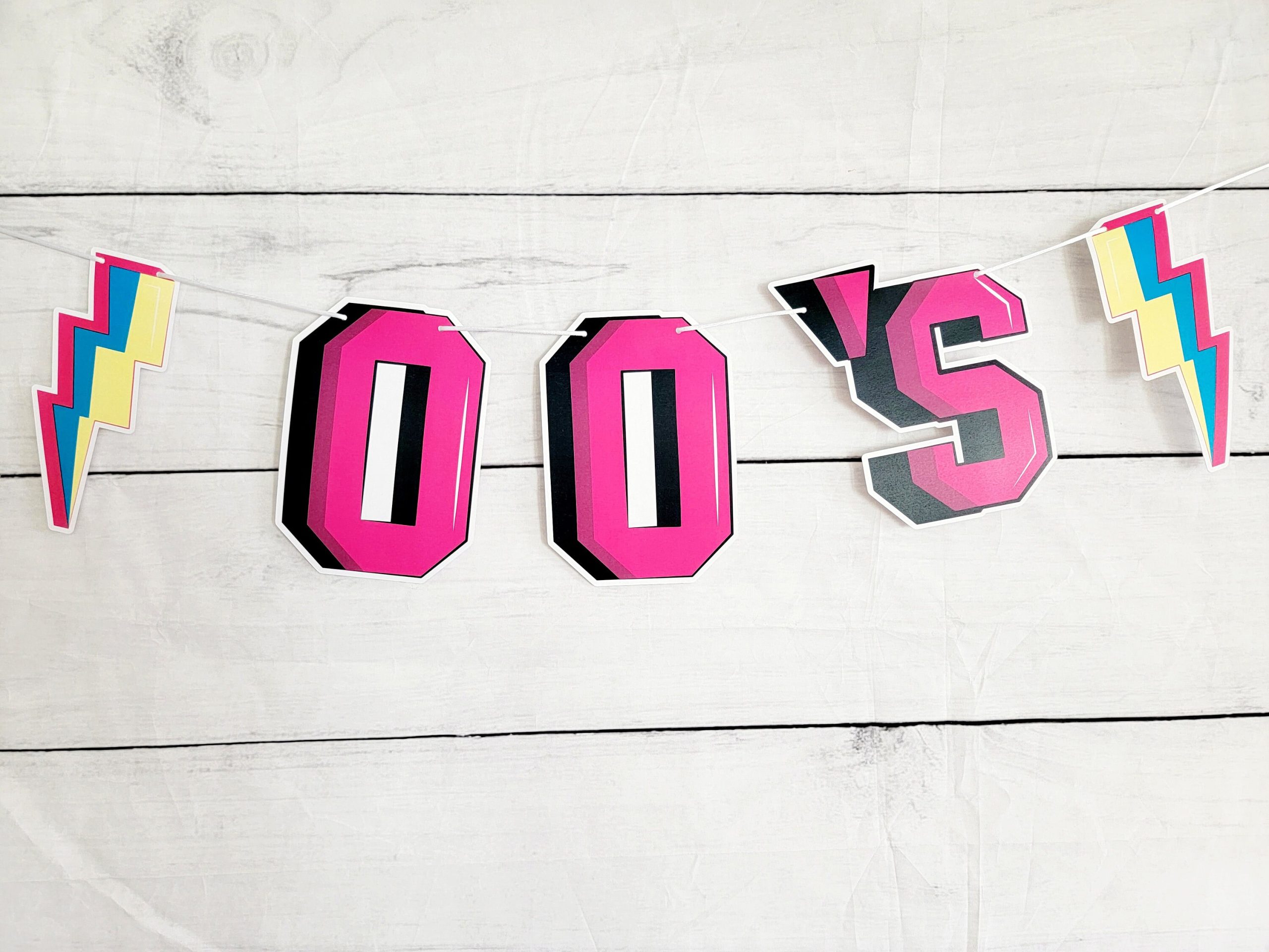 Back to the 2000'S Banner 00's Birthday Banner 2000's Birthday Party Decorations 00's Decorations 00s Birthday Party 00's Birthday Party - Image 2