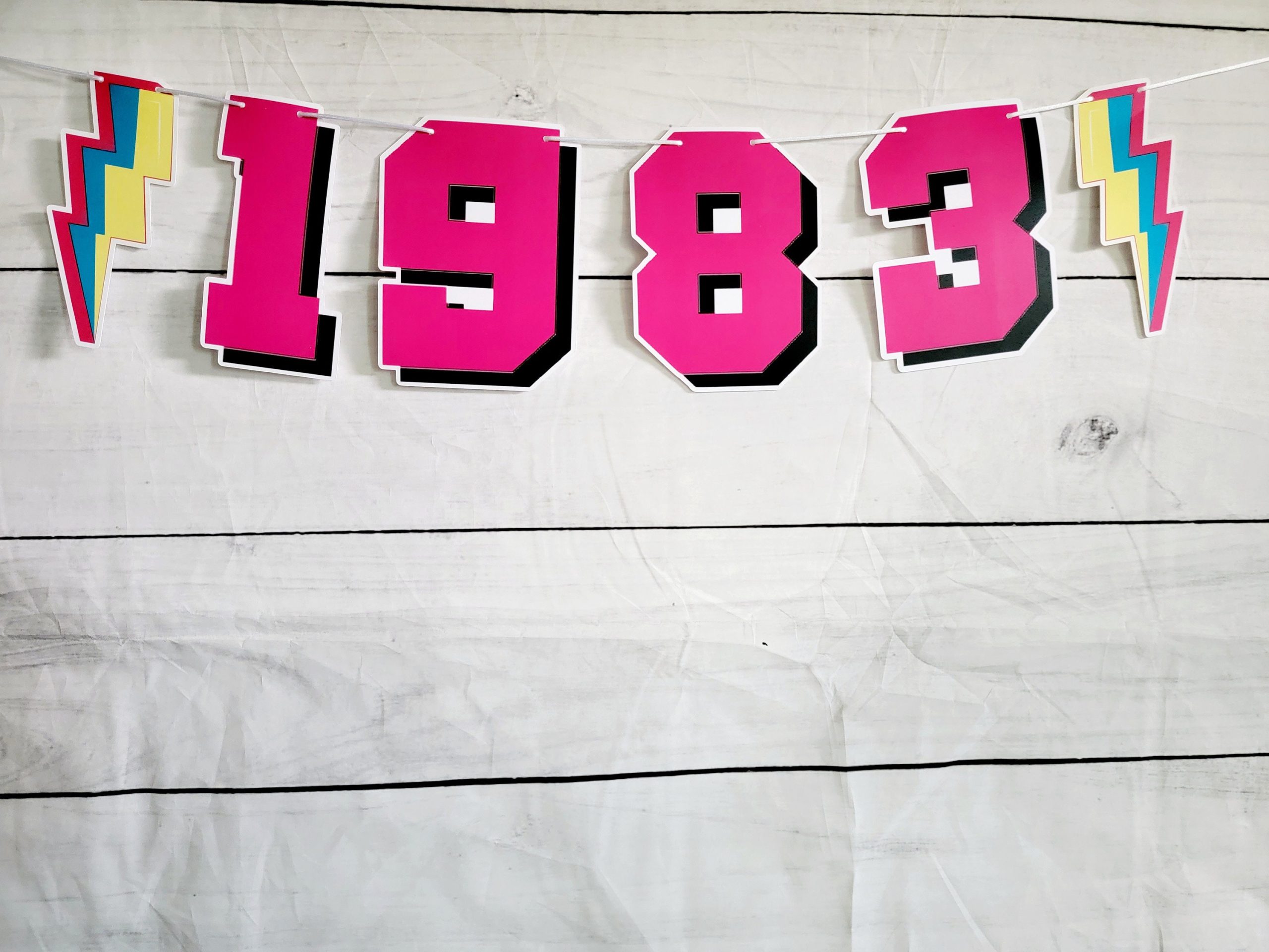 1985 BANNER Best of 1985 40th Birthday Banner 1985 Banner 1985 Party Decorations 40th Party Decorations 40th Party Banner 40 Birthday Party - Image 2