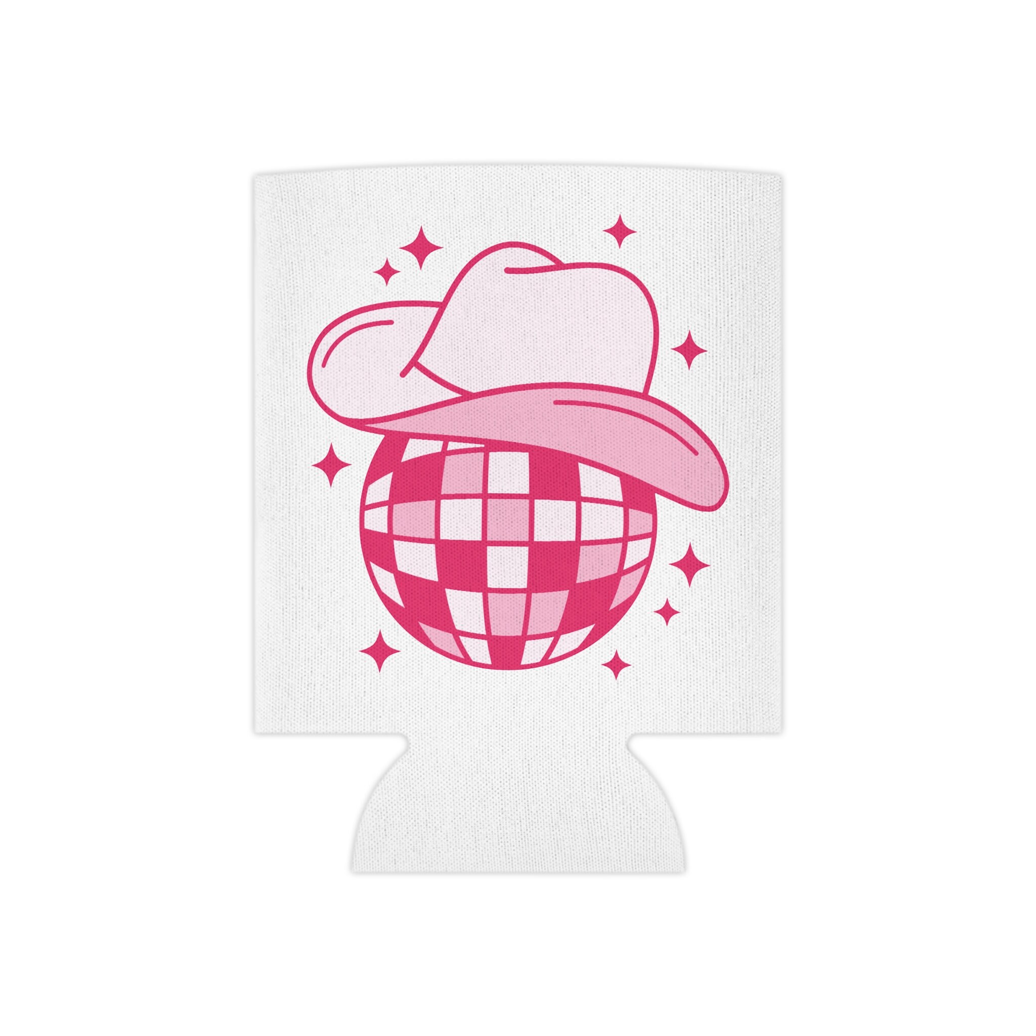 Disco Cowgirl  Can Cooler, Cowgirl Bachelorette Can Cooler, Cowgirl Birthday Can Cooler, Insulated Can Cooler, Cowgirl Coozie, Bachelorette - Image 2