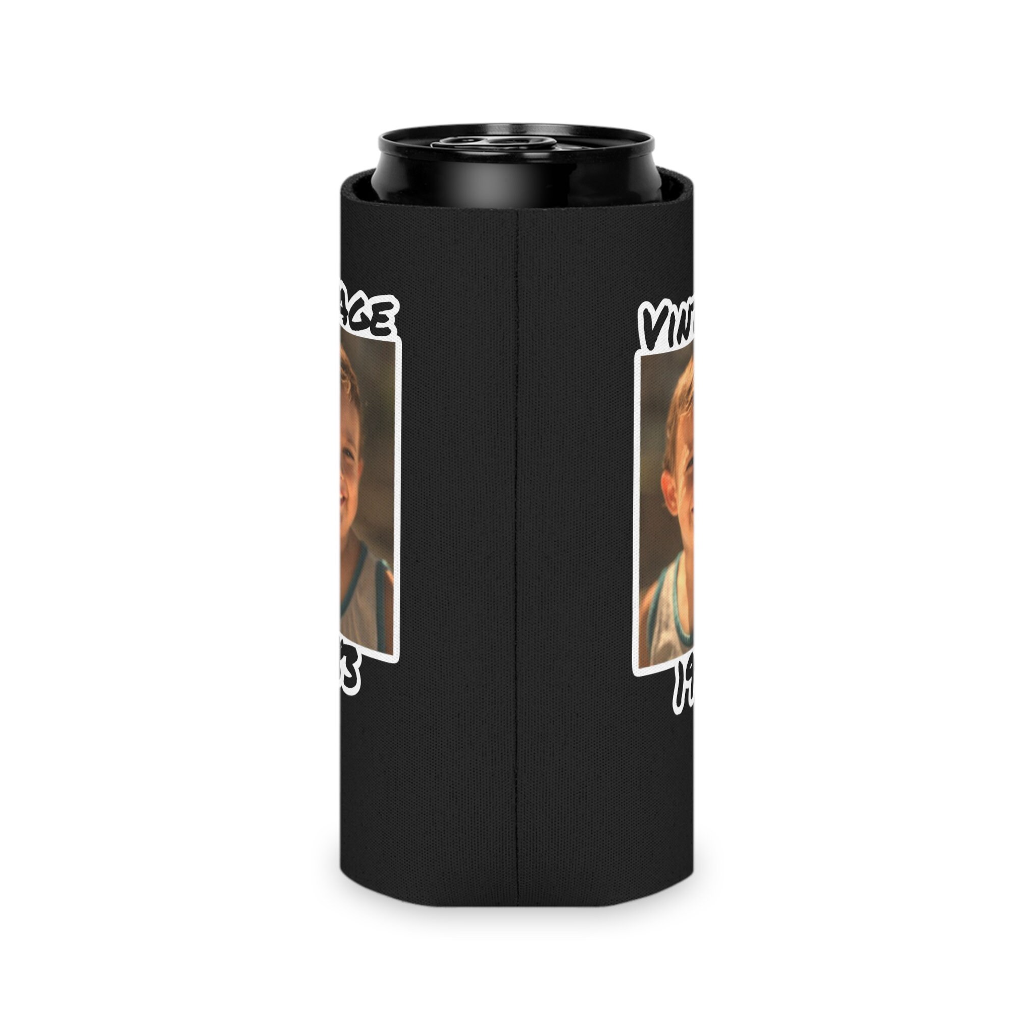 Personalized Can Cooler, 1984 Can Cooler, Custom Picture Can Cooler, Bachelorette Party Favors, Custom Birthday Favor, 40th Favors, Slim Can - Image 5