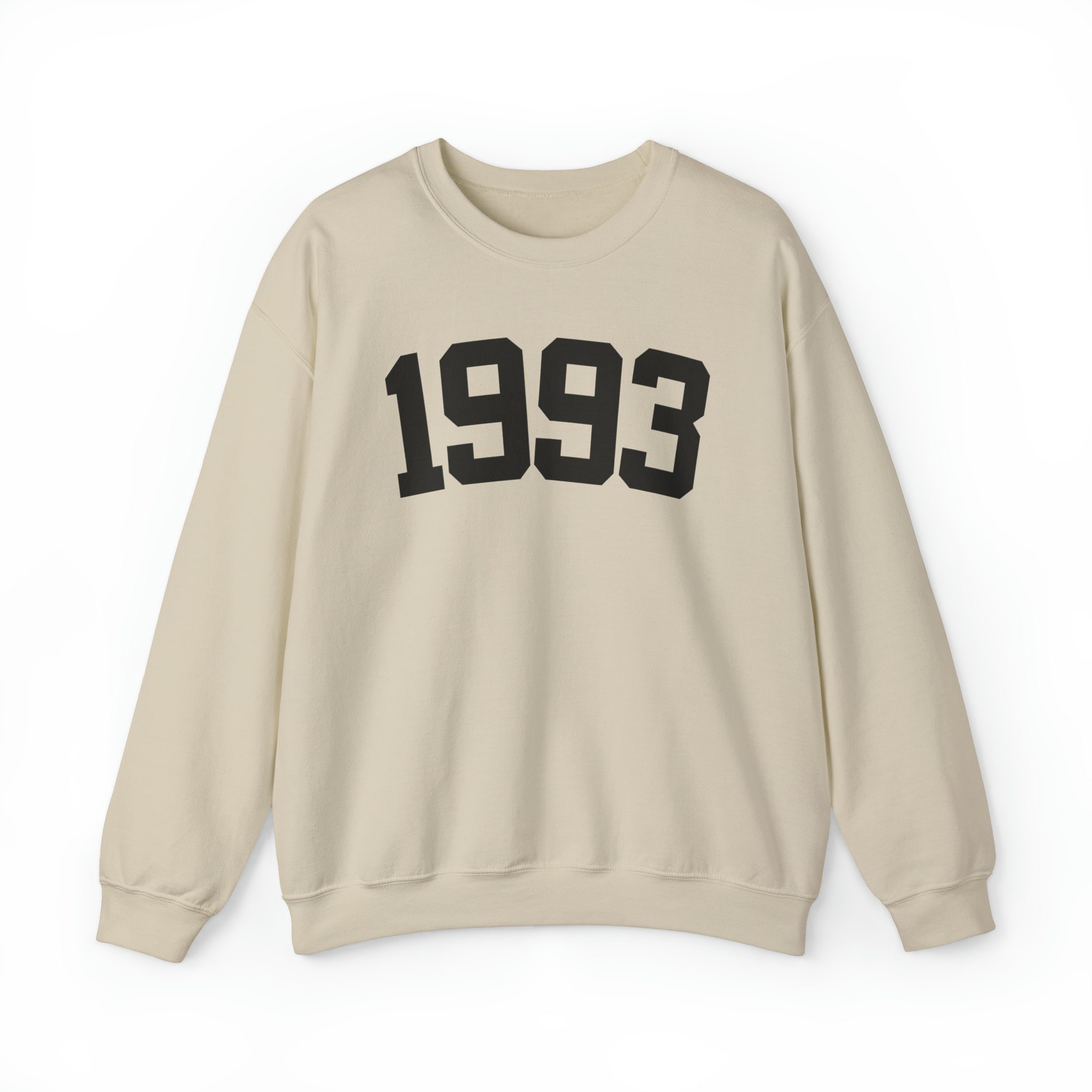 1993 Sweatshirt, 1993 College Style 1993 Year Sweatshirt, 1993 Birthday Shirt, 1993 Birthday Gift, 30th Birthday Sweatshirt, Gift for Her - Image 2