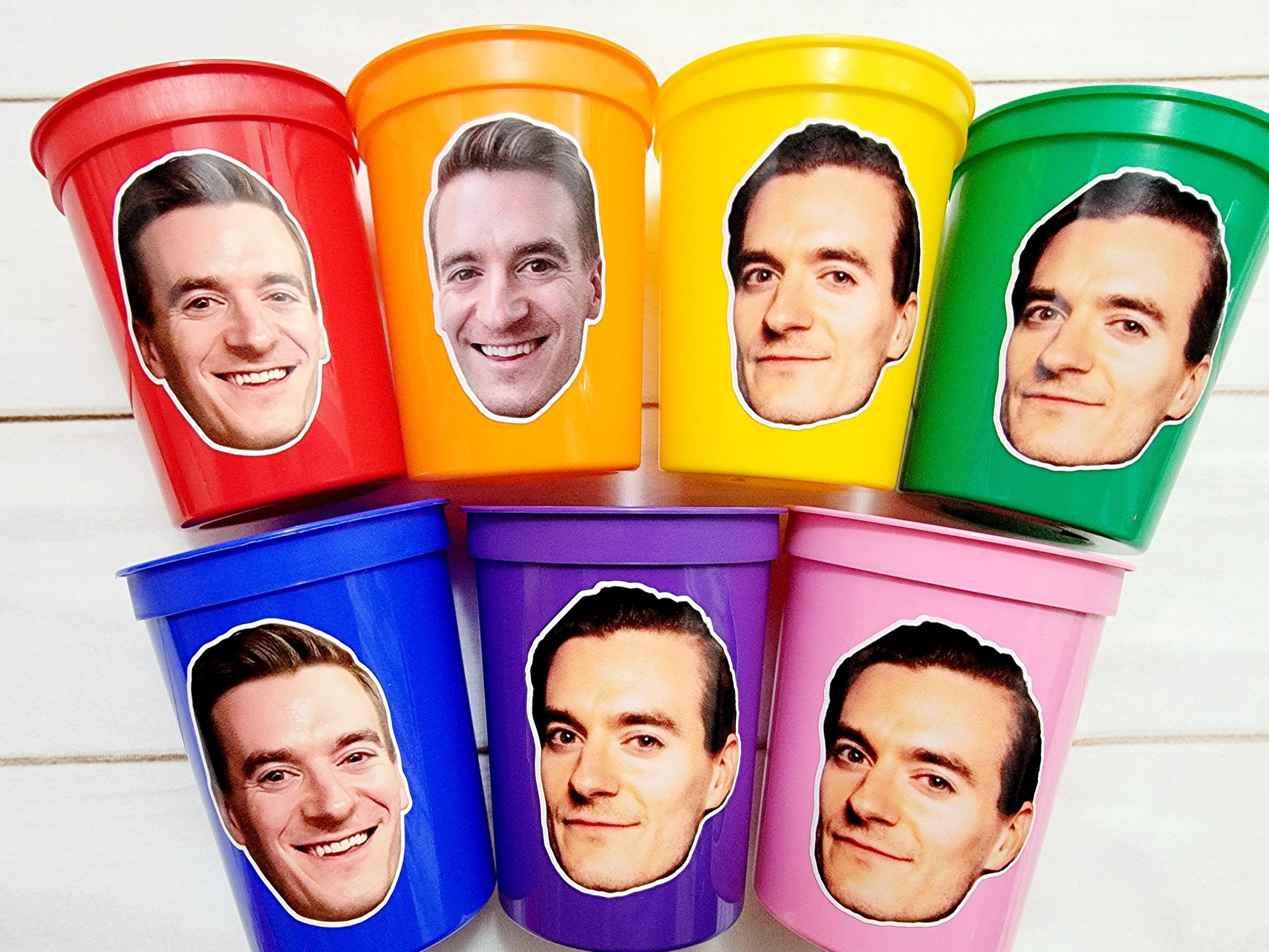 Groom Face Plastic Cups, Groom Face Cups, Groom Face Bachelorette Party, Groom Face Decorations, Groom Face Party Favors, Groom Face Party - Image 2