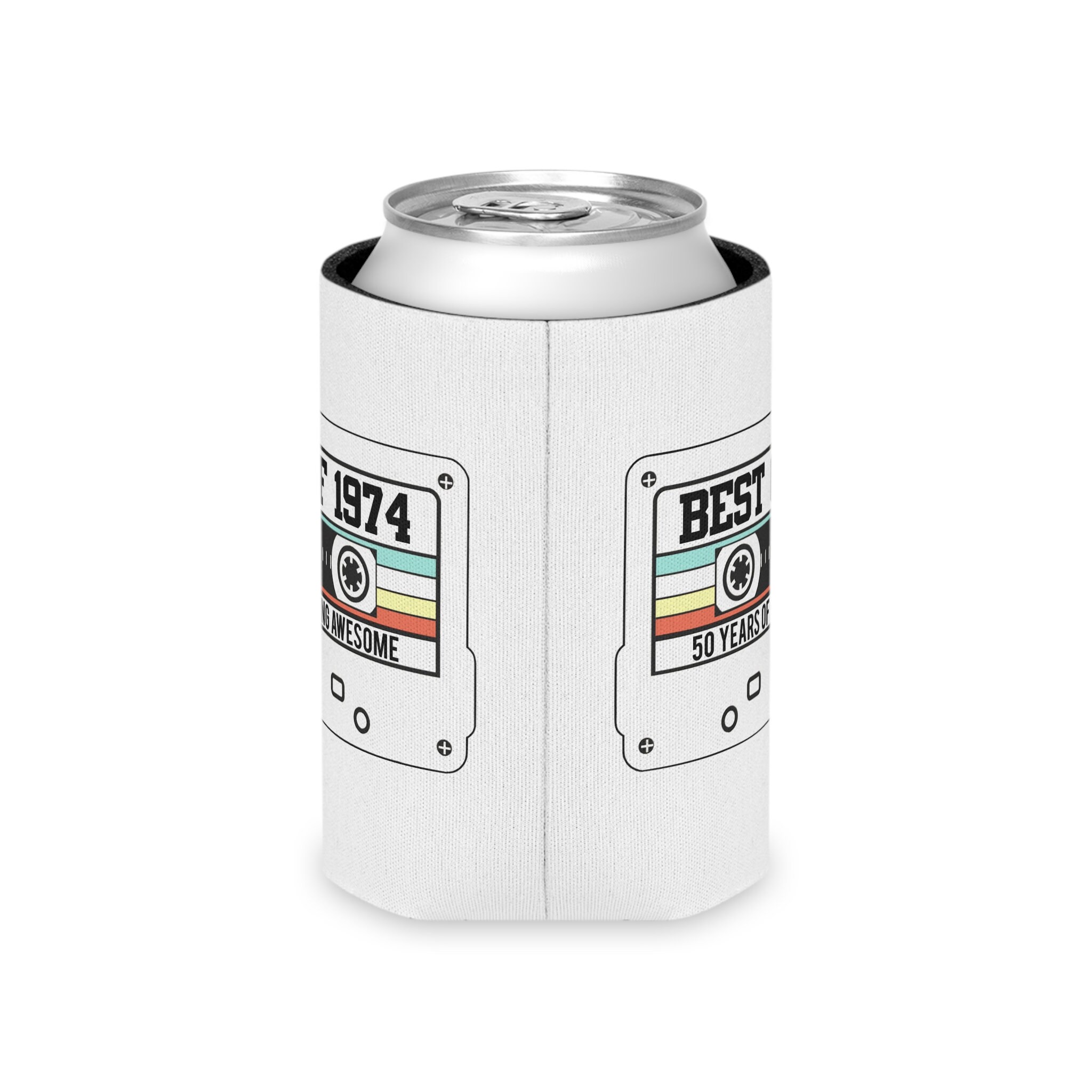 1975 Can Cooler, 1975 Birthday Can Cooler, 1975 Birthday Party, 50th Birthday Favors, 50th Party Can Coolers, Best of 1975, Vintage 1975 - Image 2
