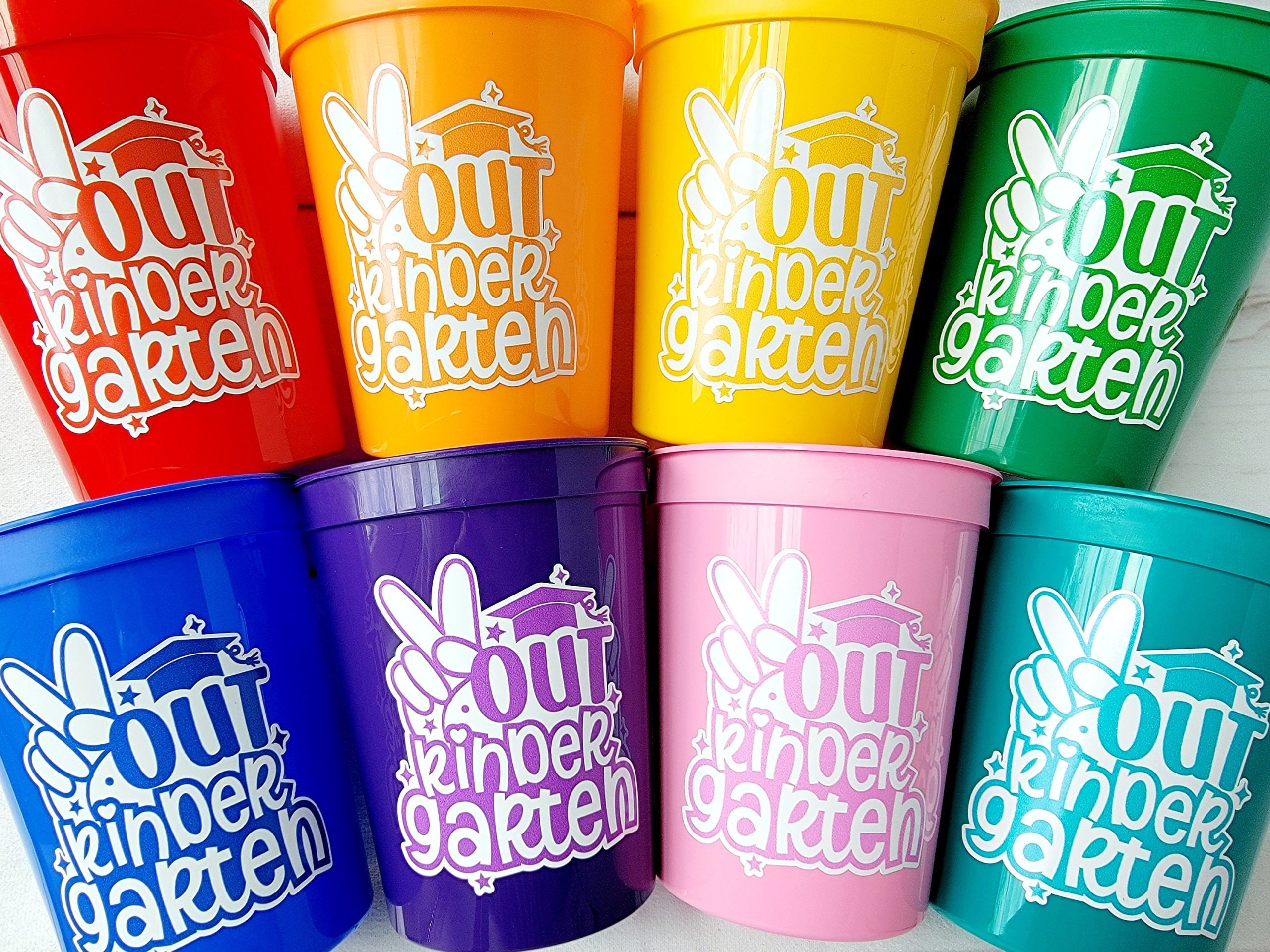 KINDERGARTEN GRADUATION CUPS - Kindergarten Graduation Cups 2025 Graduation Cups Graduation Party Graduation 2025 Party Favors Kinder Party - Image 2