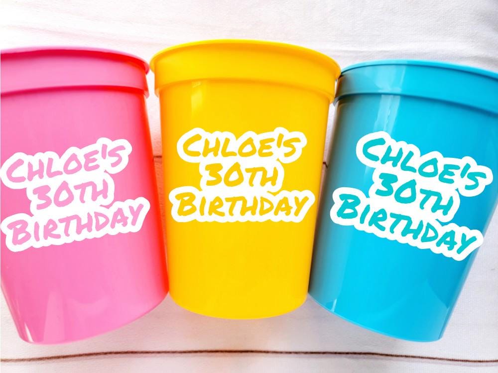 I Love the 90'S PARTY CUPS - 90s Birthday Cups 90s Party Cups 90's Decorations 90's Birthday Party 90's Birthday Party Decorations 90s - Image 2