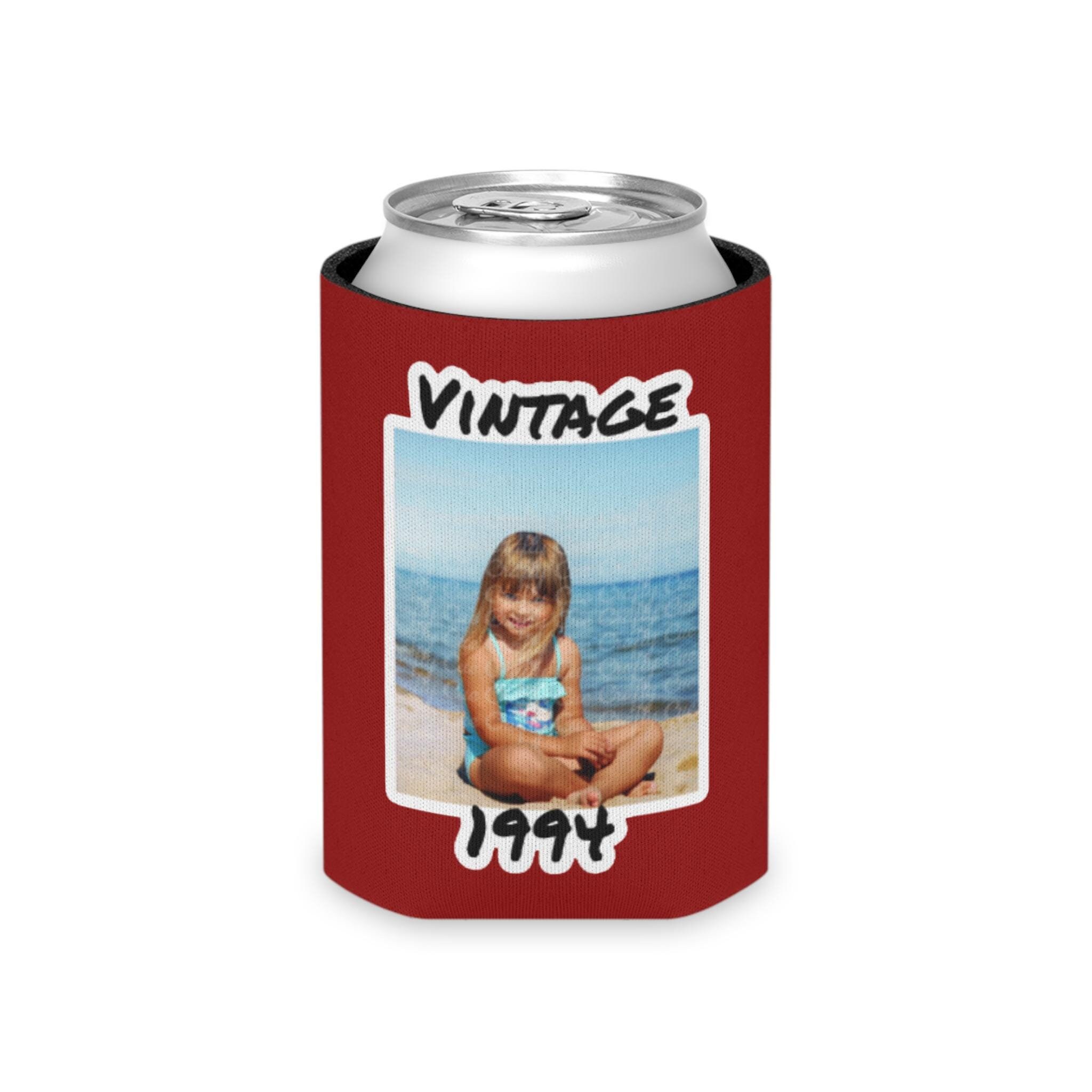 Personalized Can Cooler, Can Cooler, Custom Picture Can Cooler, Bachelorette Party Favors, Custom Birthday Favor, Custom Face, Slim Can - Image 2
