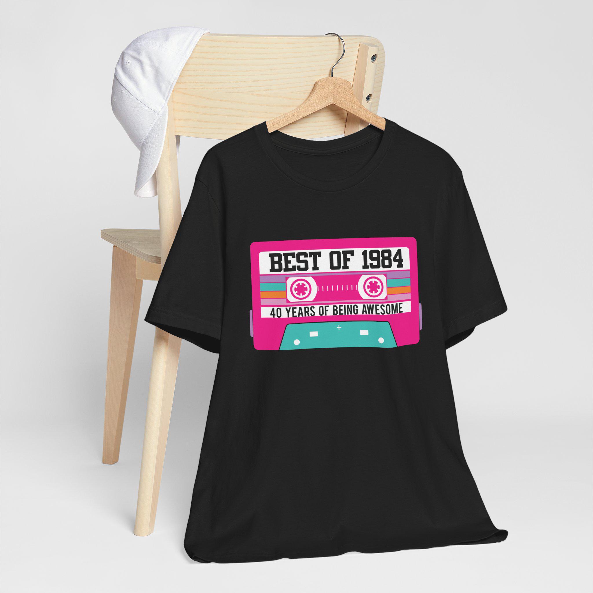 1983 Tshirt Cassette Tape Shirt Pink Cassette Tape Shirt Retro Tee Music Gift Best of 1983 Shirt Vintage 1983 Shirt 1983 Birthday Shirt Gift - Image 2