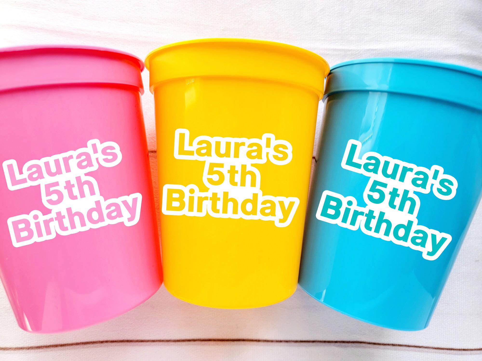 UNICORN PARTY CUPS, Unicorn Birthday, Unicorn Birthday Decorations, Unicorn Party Supply, Unicorn Baby Shower, Rainbow, Unicorn Party Favors - Image 3