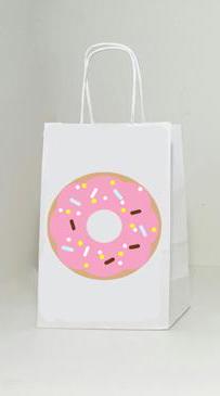 Donut Goody Bags, Donuts Party Bags, Donut Gift Bags, Donut Treat Bags, Donut Goodie Bags, Donut Birthday, Donut Party, Donut Favors - Image 2