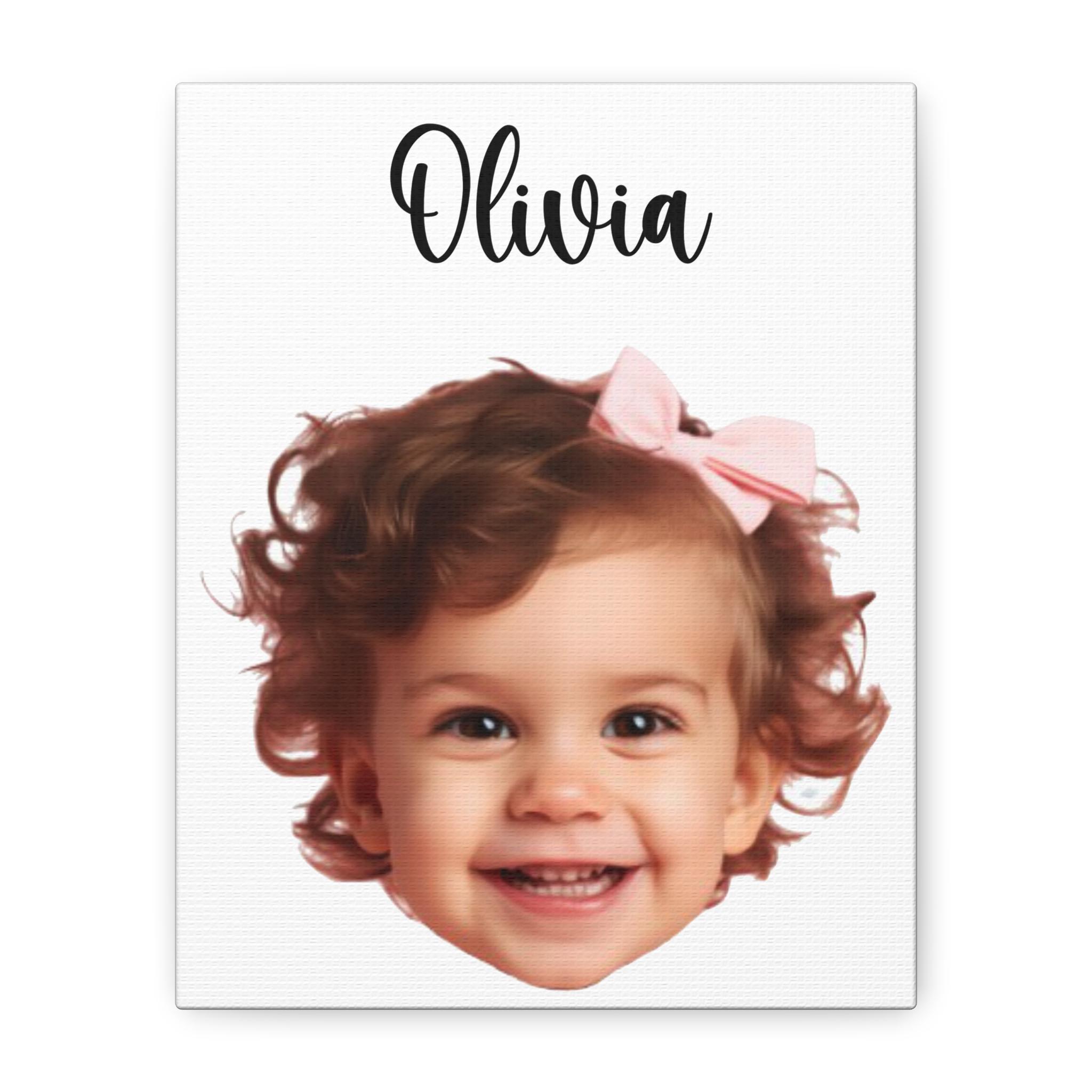 Personalized Face Portrait Custom Photo, Picture Wall Art, Customized Wall Art, Canvas Wall Art, Baby Nursery Decorations, Personalized Name - Image 4