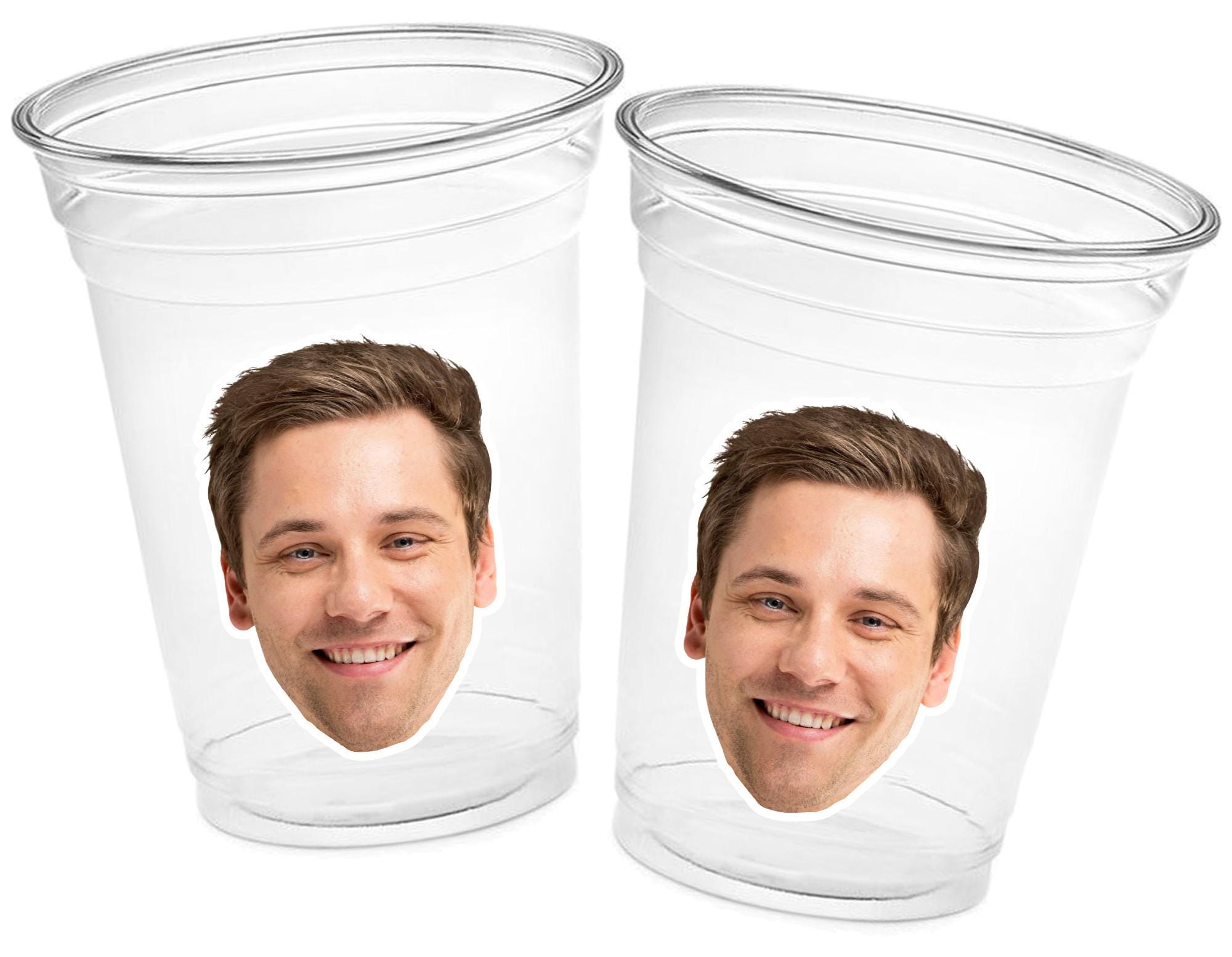 Groom Face Plastic Cups, Groom Face Cups, Groom Face Bachelorette Party, Groom Face Decorations, Groom Face Party Favors, Groom Face Party - Image 3