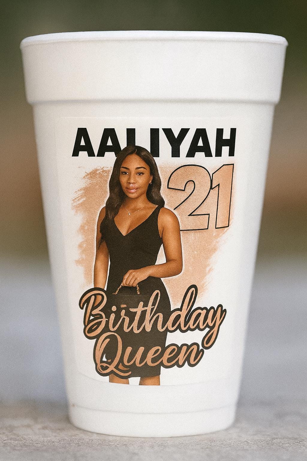 Custom Styrofoam Cups with Photo, Personalized Styrofoam Cups, Photo Styrofoam Cups, Personalized Cups with Picture, Custom Photo Foam Cups - Image 4