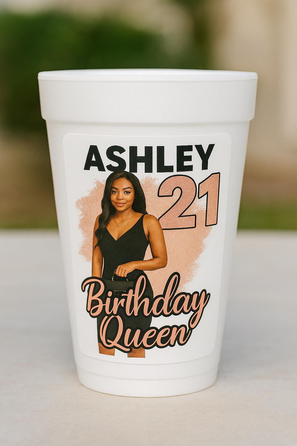 Custom Styrofoam Cups with Photo, Personalized Styrofoam Cups, Photo Styrofoam Cups, Personalized Cups with Picture, Custom Photo Foam Cups - Image 5