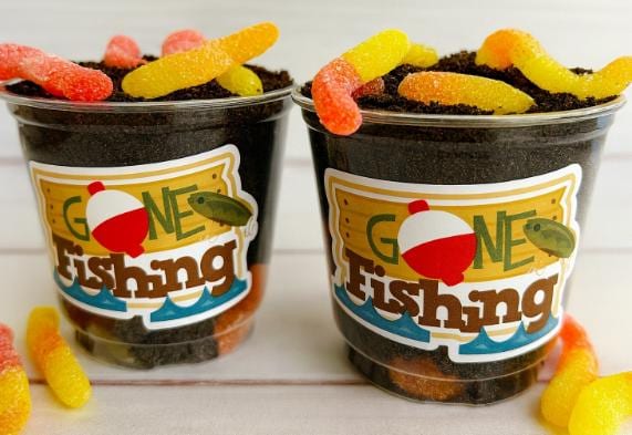 FISHING PARTY CUPS - Gone Fishing Party Fishing Party The Big One Fishing Bobber Decorations Fishing Birthday Fishing First Party Bait Cups - Image 3