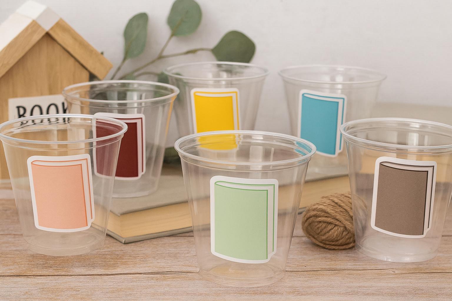 BOOK PARTY CUPS -Book Birthday Cups Book Baby Shower Book Party Favors Book Baby Shower Favors School Party Cups Teacher Gift Back to School - Image 5