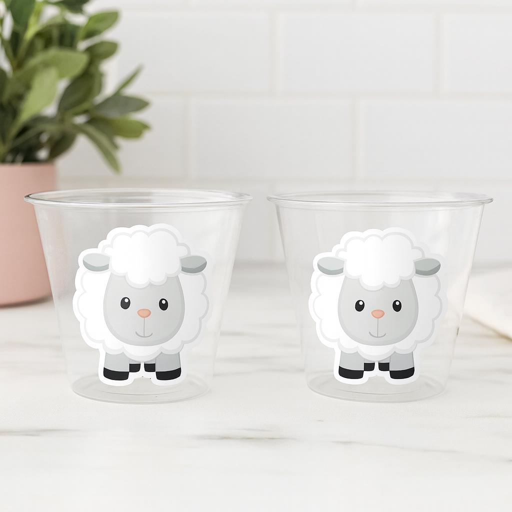 Sheep Party Cups, Sheep Treat Cups, Sheep Birthday, Sheep Party, Sheep Party Favors, Sheep Baby Shower - Image 2