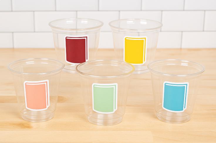 BOOK PARTY CUPS -Book Birthday Cups Book Baby Shower Book Party Favors Book Baby Shower Favors School Party Cups Teacher Gift Back to School - Image 3