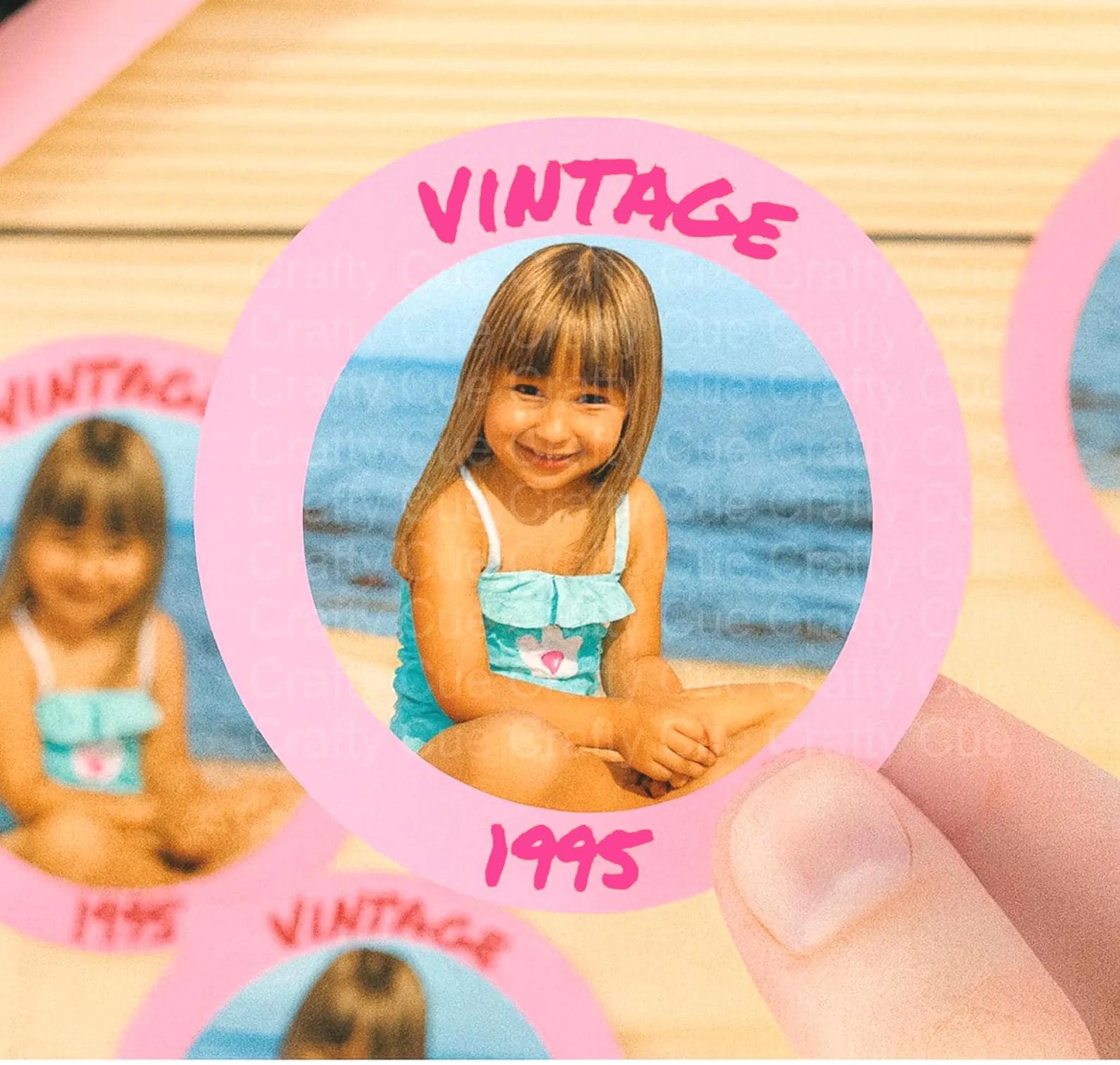 Custom Photo Stickers, Birthday Party Stickers, Personalized Stickers, Party Favors, Birthday Decorations, Vinyl Sticker, Bachelorette, 21st - Image 2