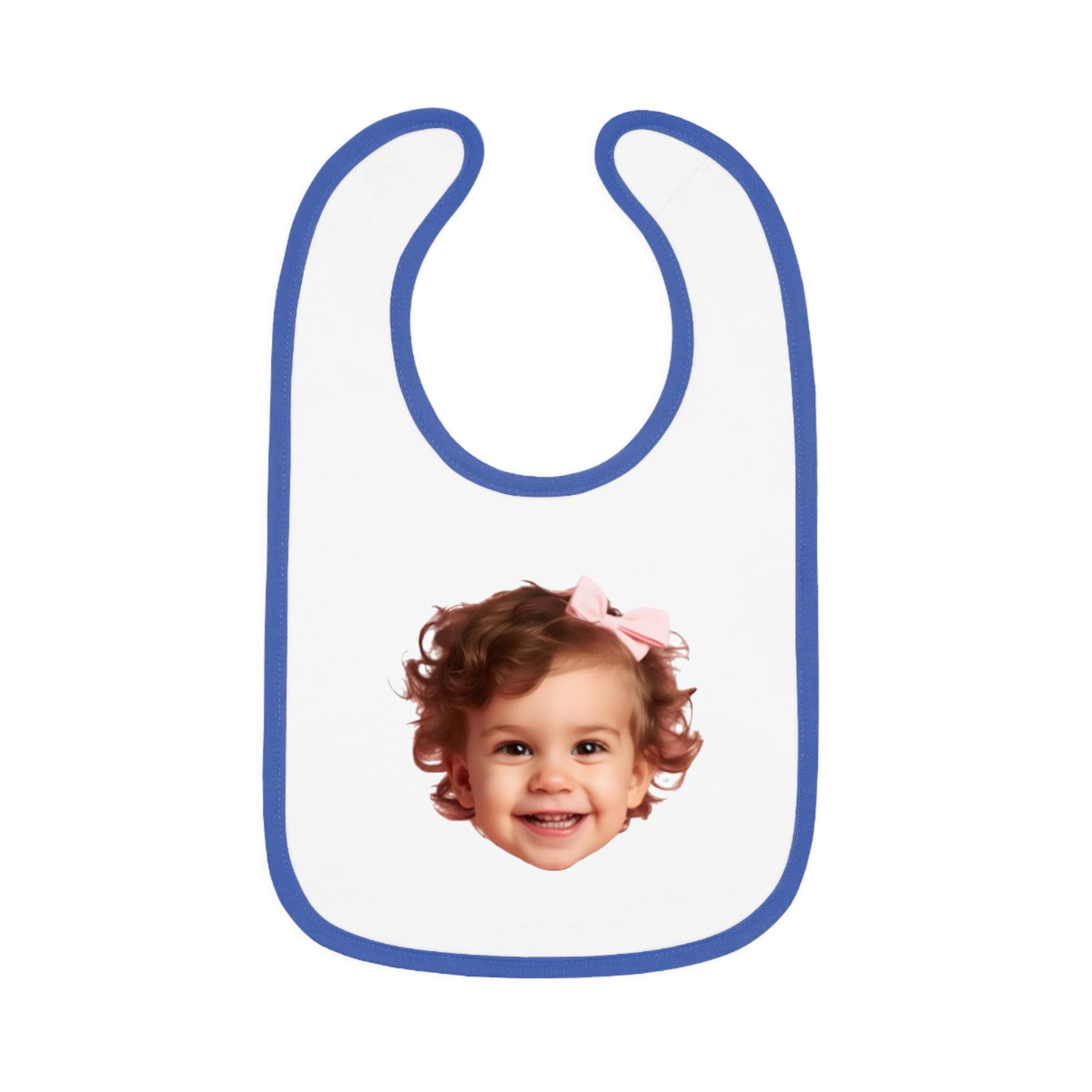 Custom Photo Baby Bib, Personalized Baby Bib with Face, Funny Baby Shower Gift, Custom Picture Infant Bib, Baby Birthday Outfit, Picture Bib - Image 8